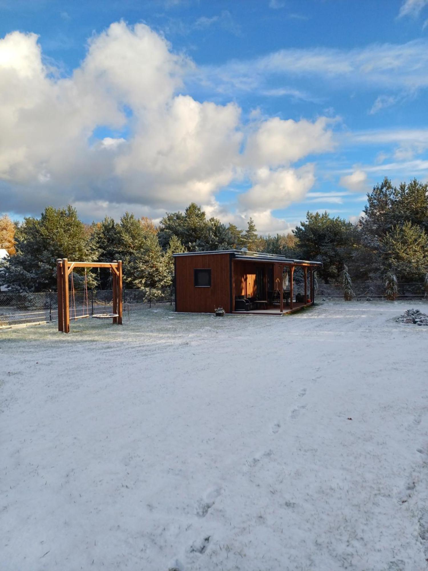 Westfalowachatka Domek Z Jacuzzi Sasino Exterior foto