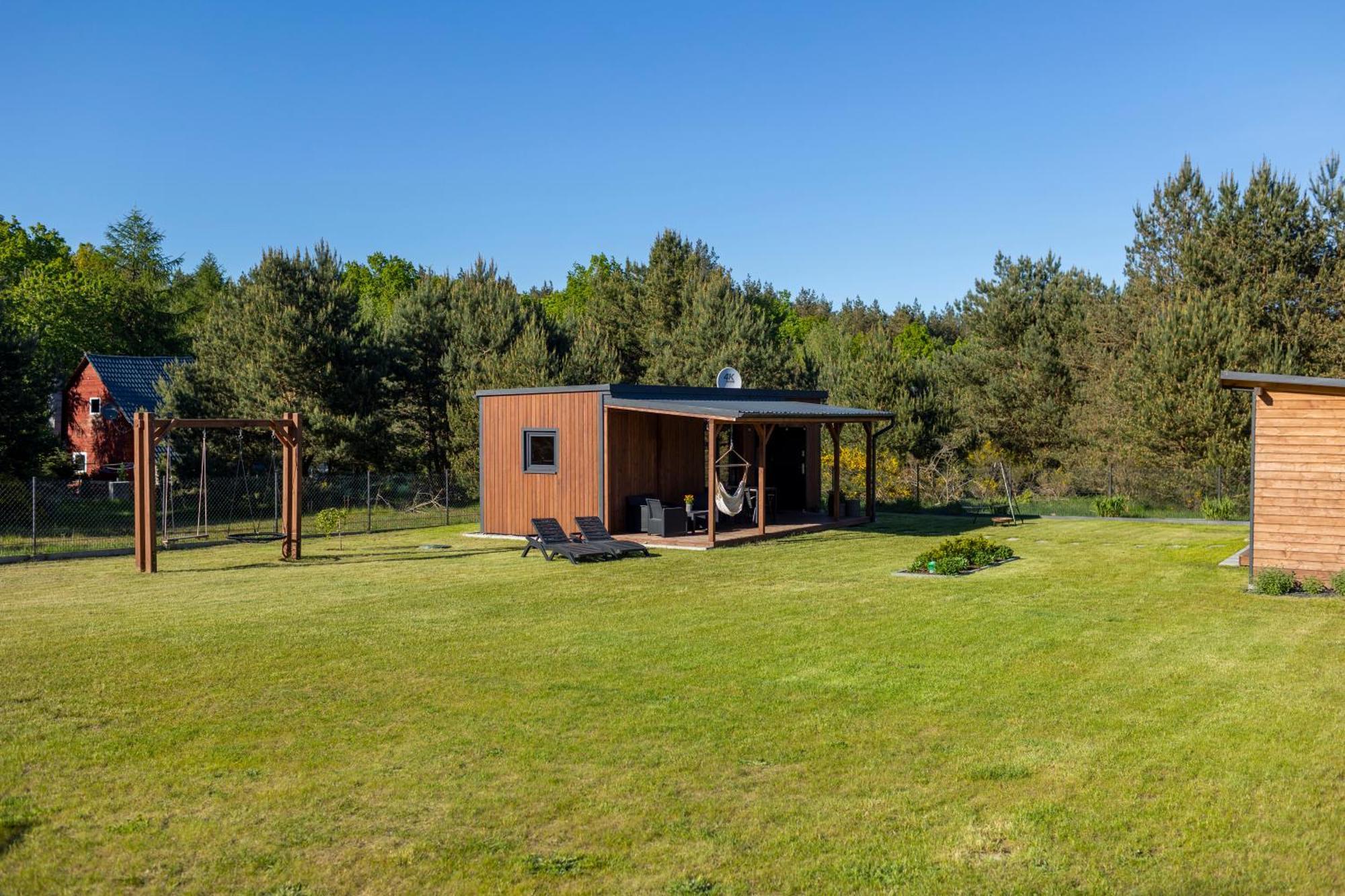 Westfalowachatka Domek Z Jacuzzi Sasino Exterior foto