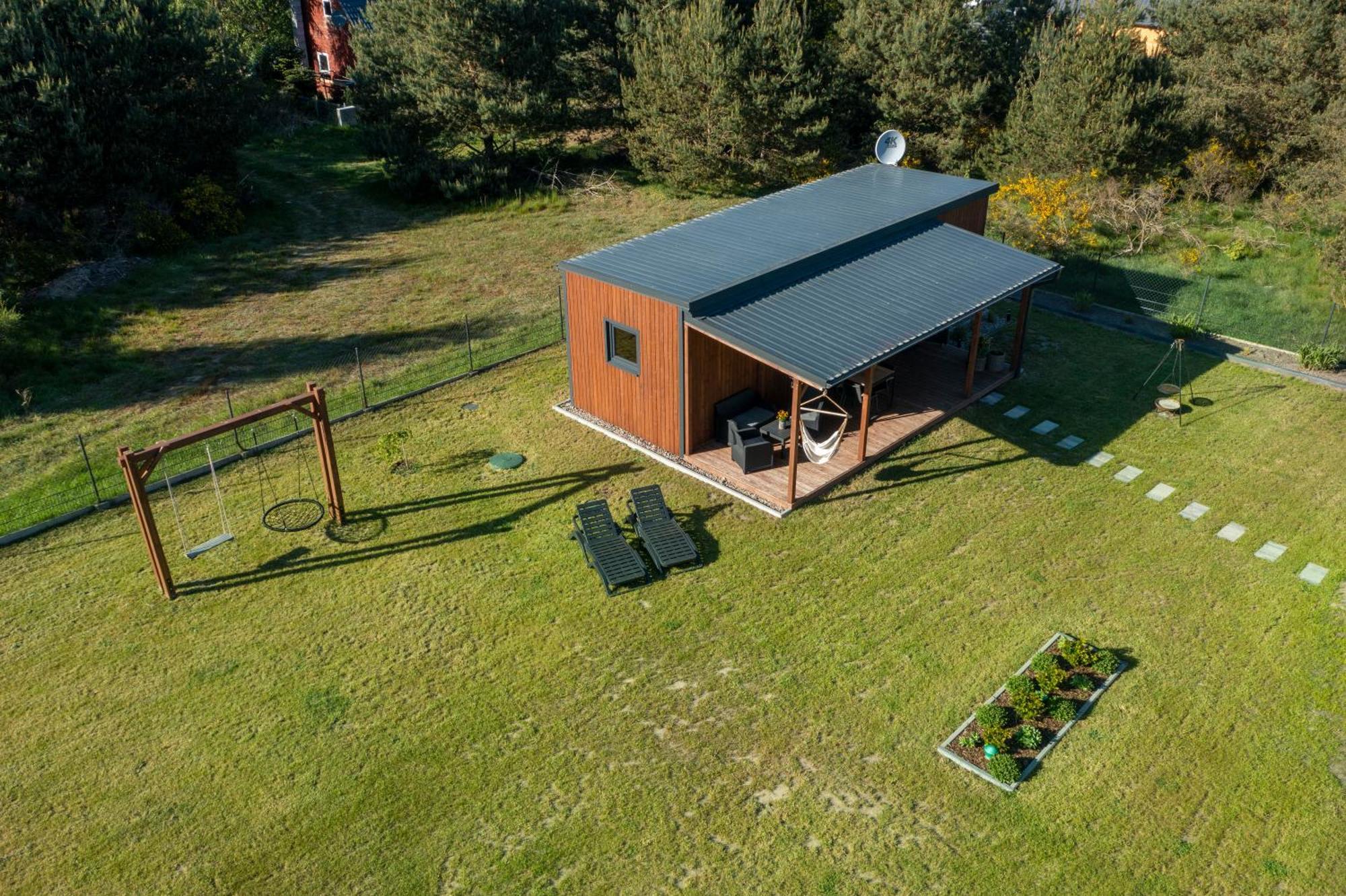 Westfalowachatka Domek Z Jacuzzi Sasino Exterior foto